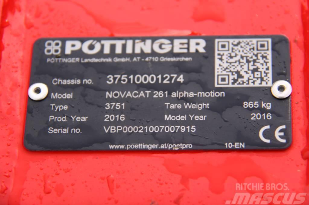 Pöttinger Novacat Alpha-Motion 261 Corta-césped delanteros y traseros