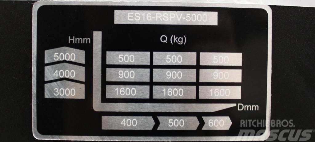 Silverstone ES16-RSPV-5000 LI-ION VAPAA- JA PERUSNOSTOLLA Apiladores eléctricos autopropulsados