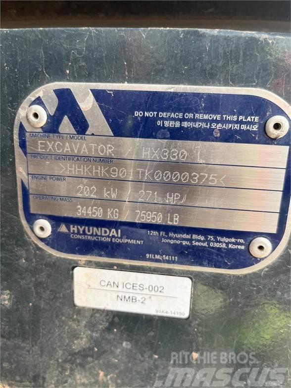 Hyundai HX330L Excavadoras de cadenas