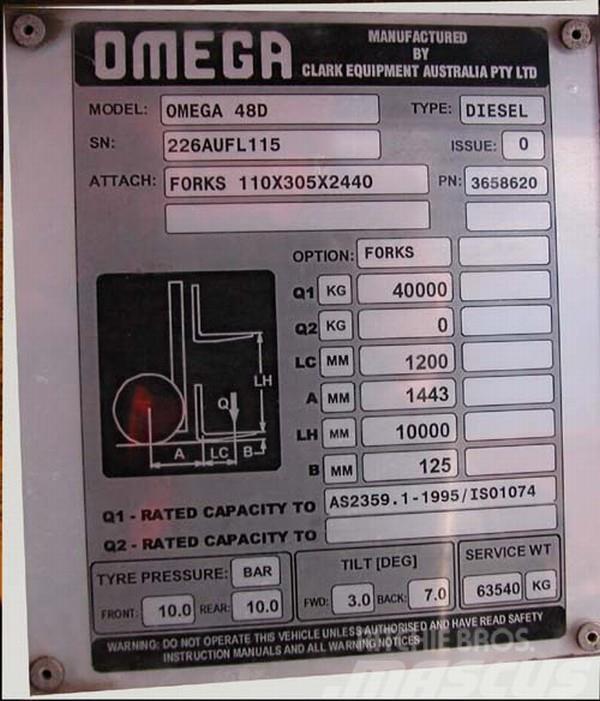 Omega Omega	48D FLT Carretillas para contenedores