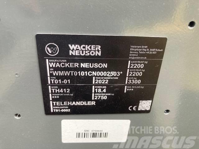 Wacker TH412 Cargadoras de ruedas telescópicas