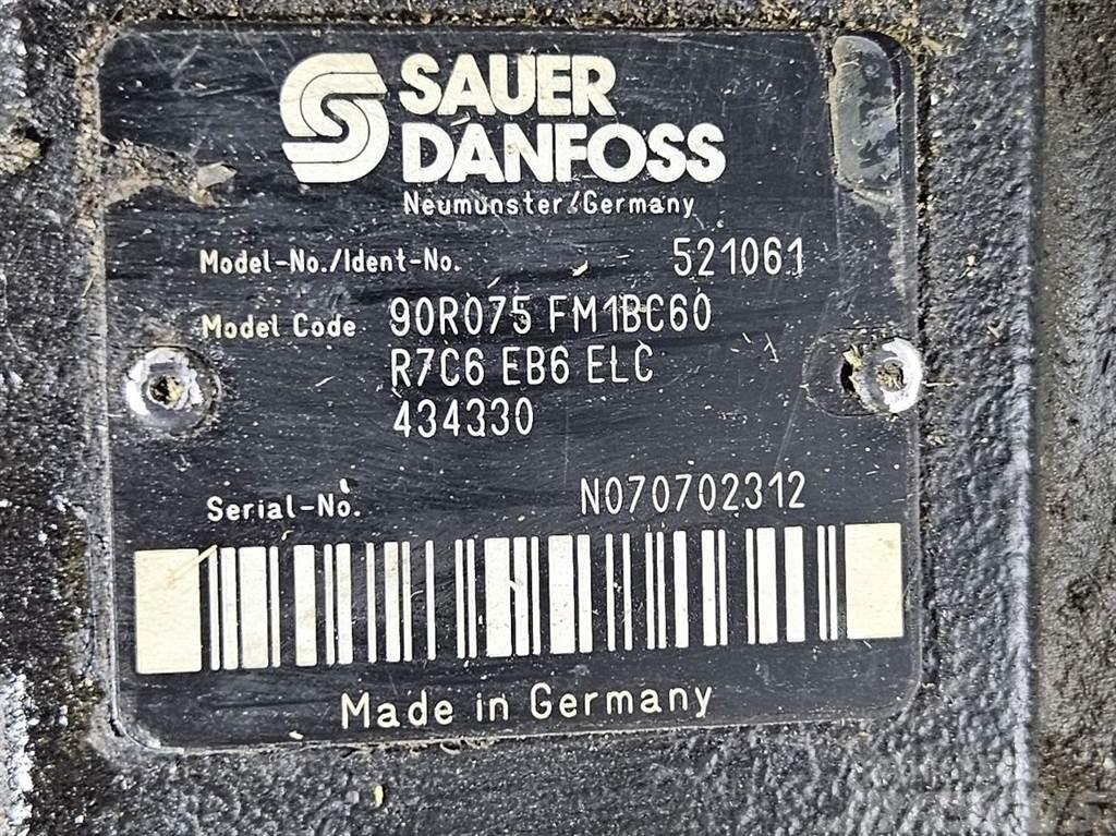 Sauer Danfoss 90R075FM1BC60R7C6-Drive pump/Fahrpumpe/Rijpomp Hidráulicos