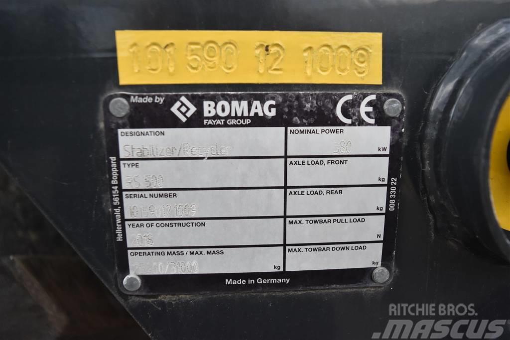 BOMAG RS 500 Equipos para la estabilización de suelos y reciclaje de asfalto