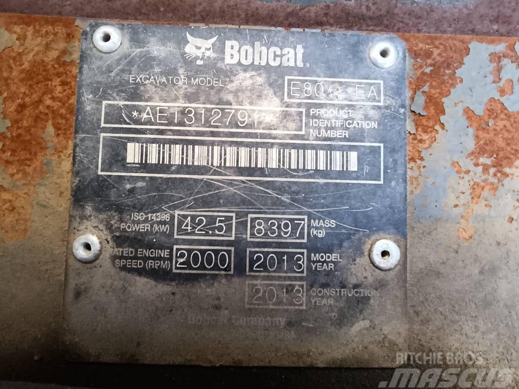 Bobcat E 80 EA Excavadoras 7t - 12t