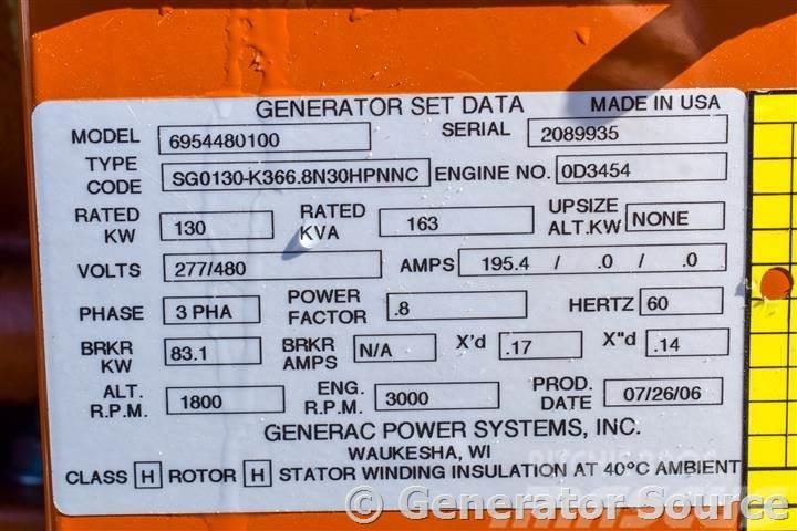 Generac 130 kW - JUST ARRIVED Otros generadores