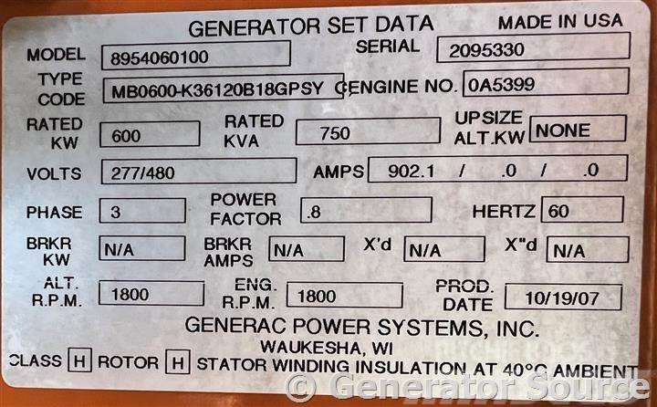 Generac 600 kW - JUST ARRIVED Otros generadores