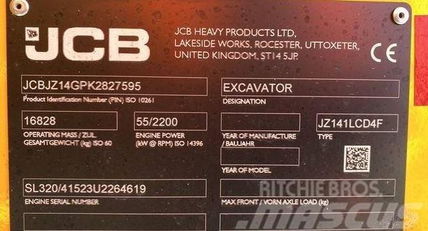 JCB JZ141LC Mini excavadoras < 7t