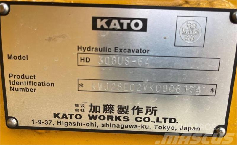 Kato HD308US-6A Mini excavadoras < 7t
