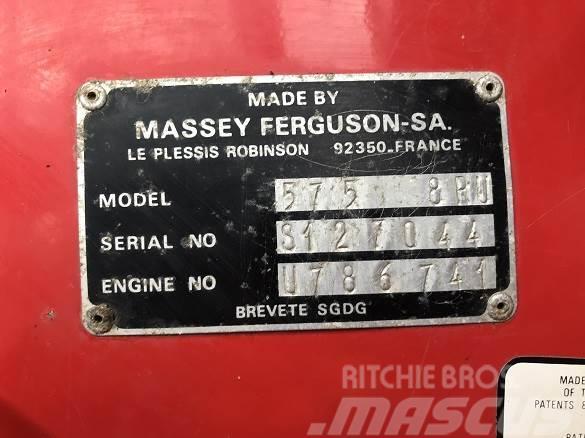  MASSEY FERGUSON-SA 575 FWD CW LOADER Otros equipamientos de construcción