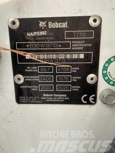 Bobcat T770HFJ suspension Minicargadoras