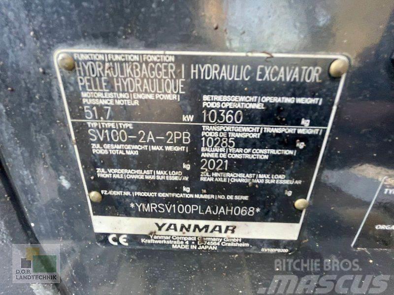 Yanmar SV 100 Excavadoras de cadenas
