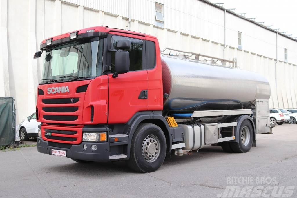 Scania G480 E6 Milch Isoliert 11.000L 3 Kammern Pumpe Camiones cisterna