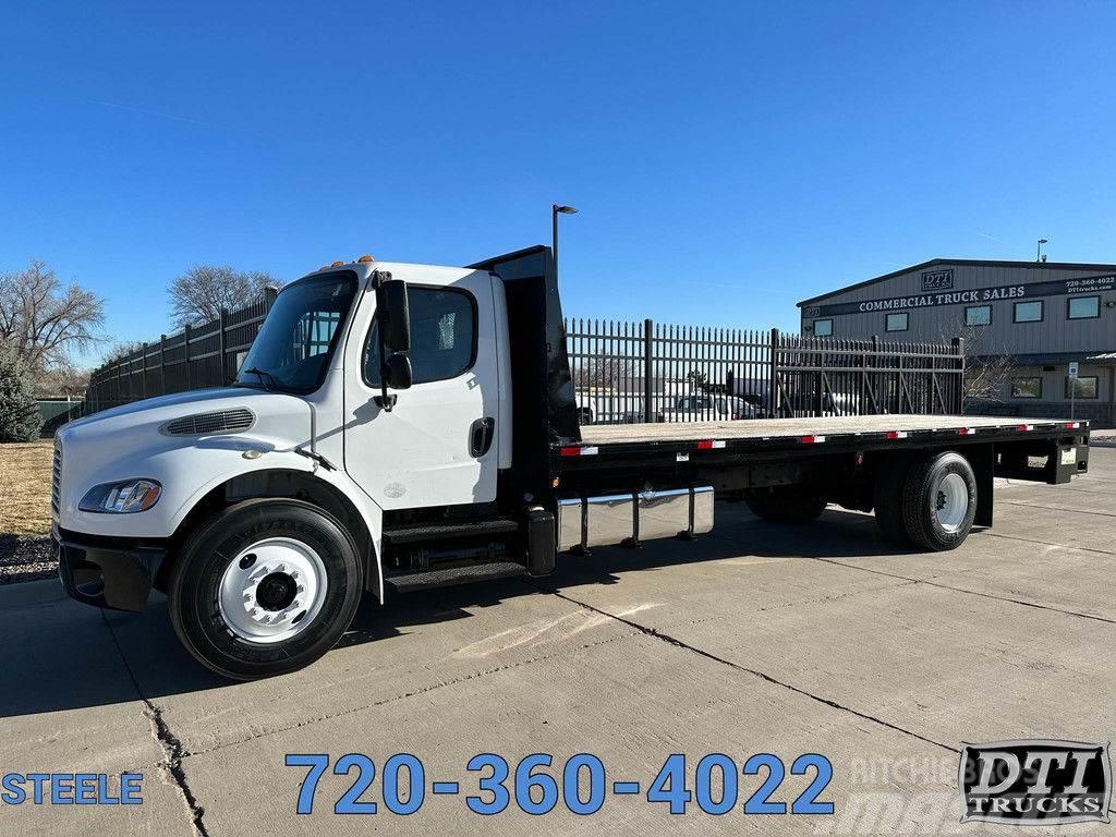 Freightliner M2-106 26' Flatbed With Lift Gate Camiones plataforma