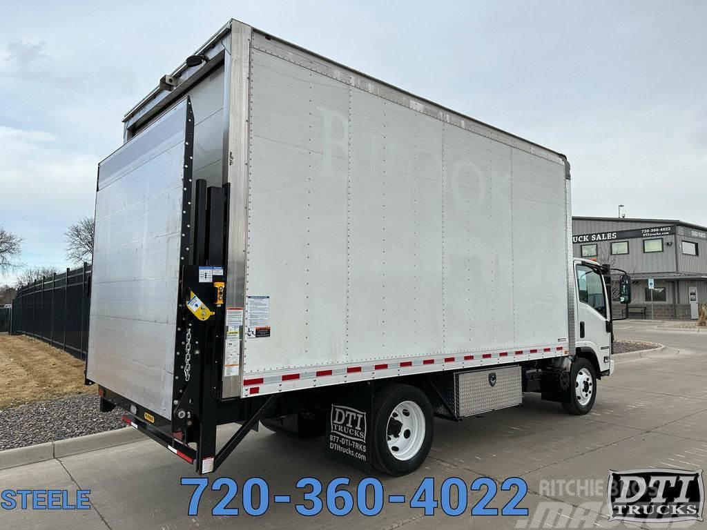 Isuzu NPR-HD 16' Box Truck With Large 3,000lb Lift Gate Camiones caja cerrada