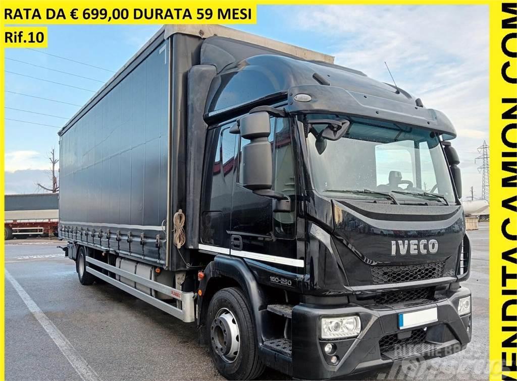 Iveco eurocargo 160-250 centinato Camión con caja abierta