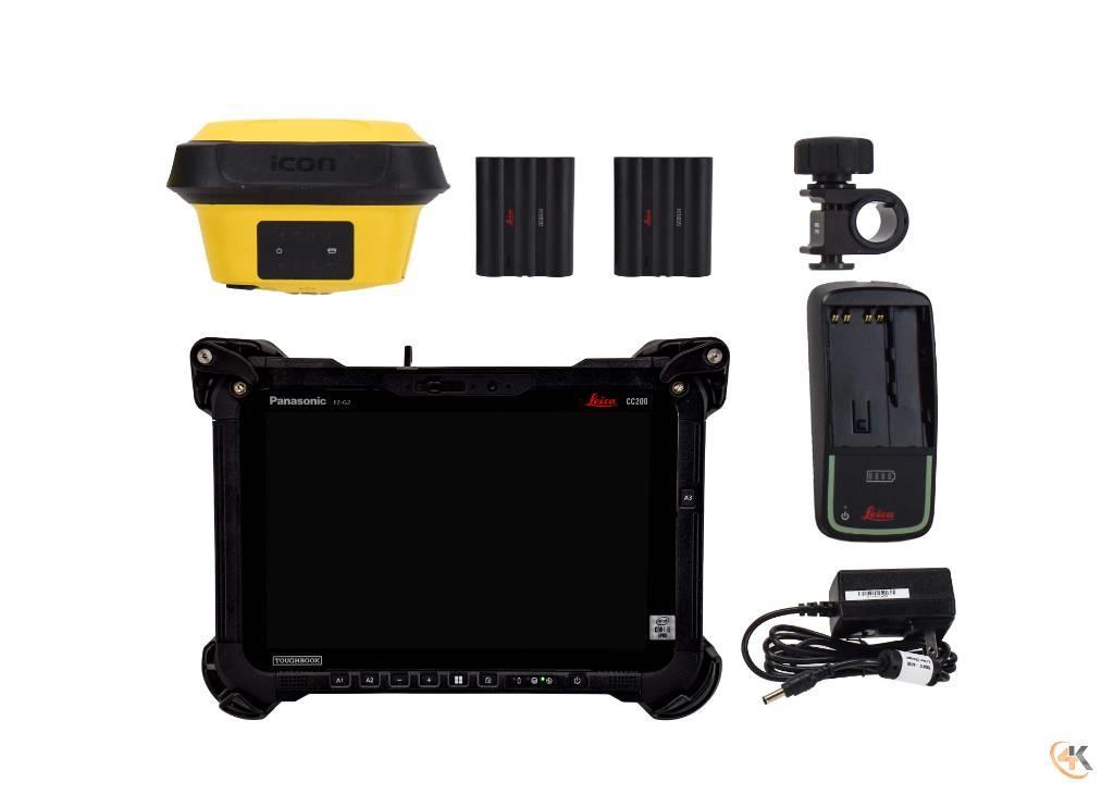 Leica iCON iCG70 Network Rover Receiver w/ CC200 & iCON Otros componentes