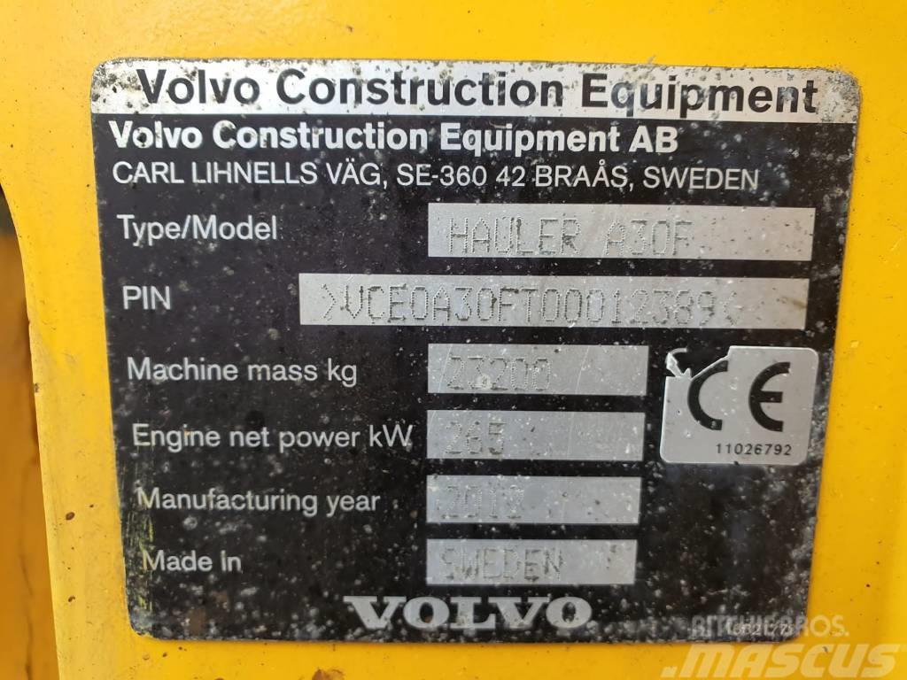 Volvo A 30 F Dúmpers articulados
