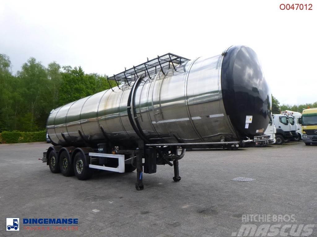 Metalovouga Bitumen tank inox 32 m3 / 1 comp + pump Semirremolques cisterna