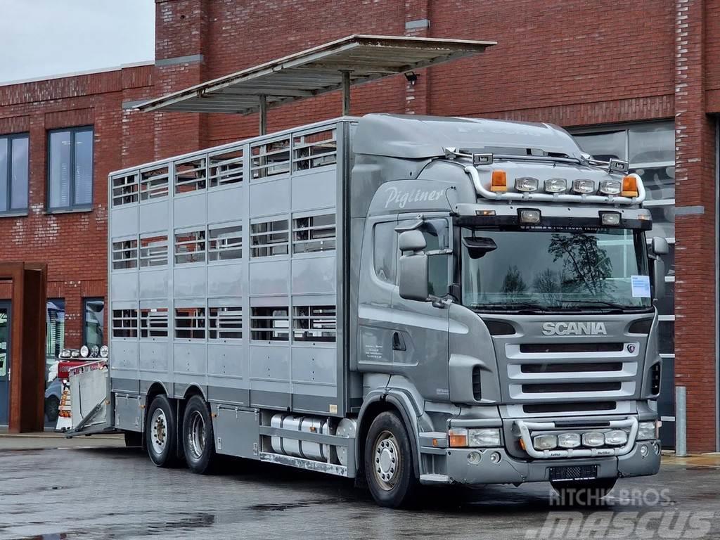Scania R380 Highline 6x2*4 - Berdex 3 deck livestock - Lo Camiones de ganado