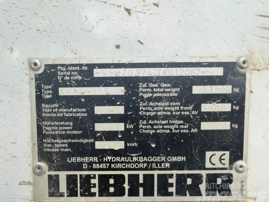 Liebherr A 308 Excavadoras de ruedas