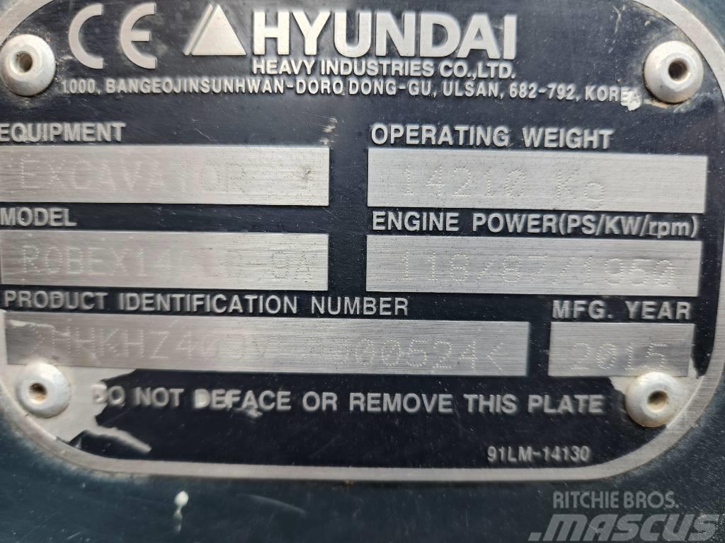 Hyundai 140LC-9A Excavadoras de cadenas