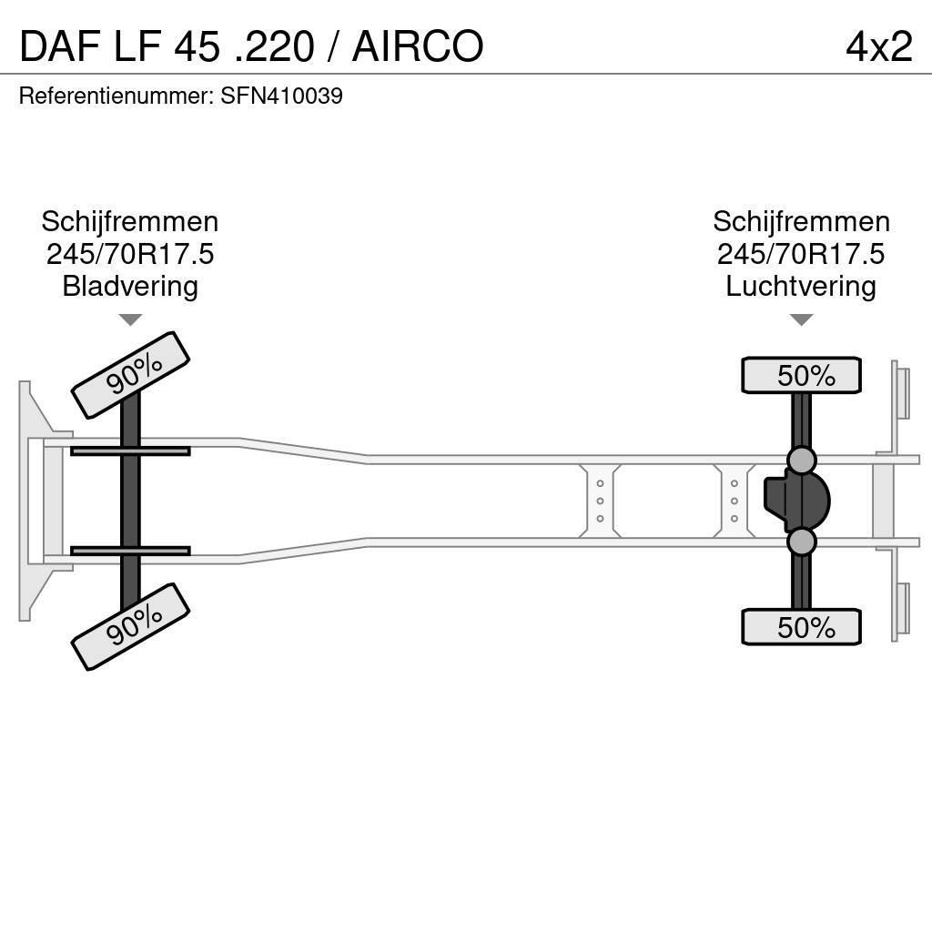 DAF LF 45 .220 / AIRCO Camiones plataforma