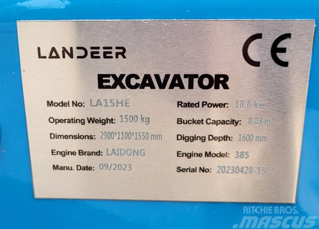  Landeer La15 Mini excavadoras < 7t