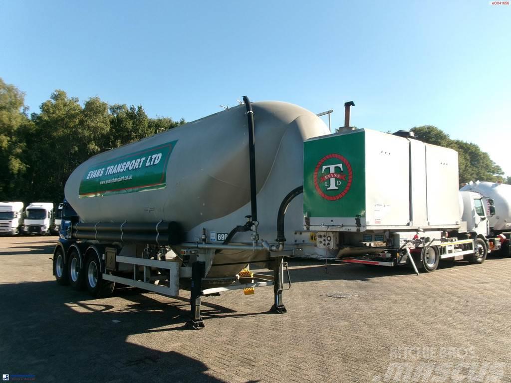 Spitzer Powder tank alu 37 m3 / 1 comp + compressor Semirremolques cisterna