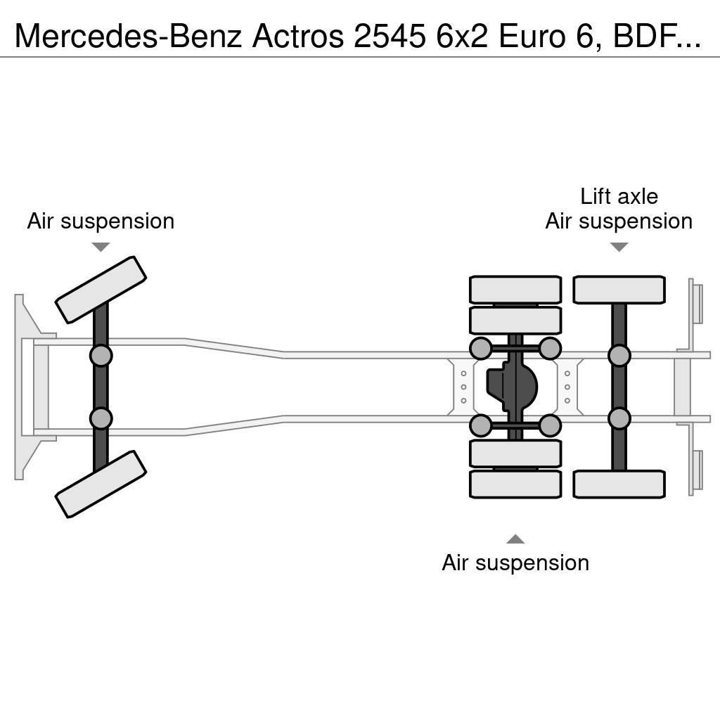 Mercedes-Benz Actros 2545 6x2 Euro 6, BDF system, ACC, Retarder Camiones con gancho
