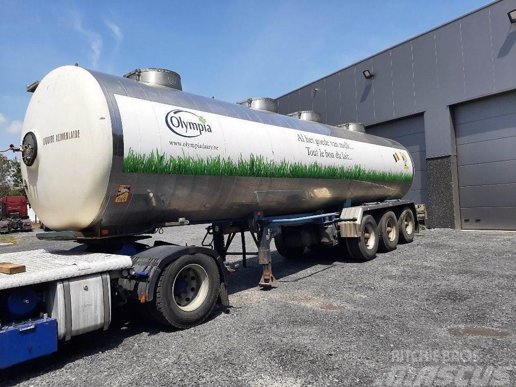 Magyar 3 AXLES TANK IN STAINLESS STEEL INSULATED 30000 L- Semirremolques cisterna