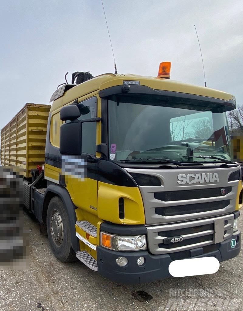 Scania P 450/KIPPER/EPSILON 120/LIFT-LENK-ACHSE/TÜV! Camiones bañeras basculantes o volquetes