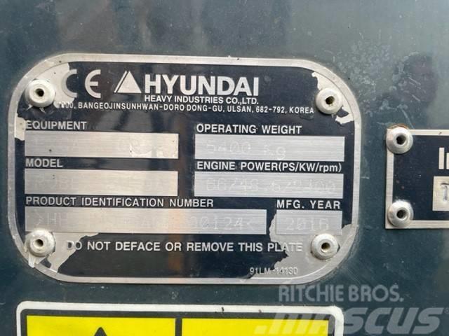 Hyundai 55W-9R Excavadoras de ruedas