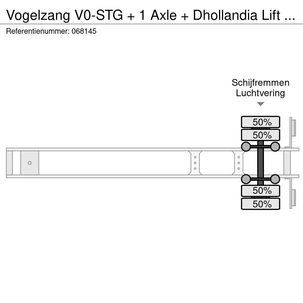 Vogelzang V0-STG + 1 Axle + Dhollandia Lift + Carrier Vector Semirremolques isotermos/frigoríficos