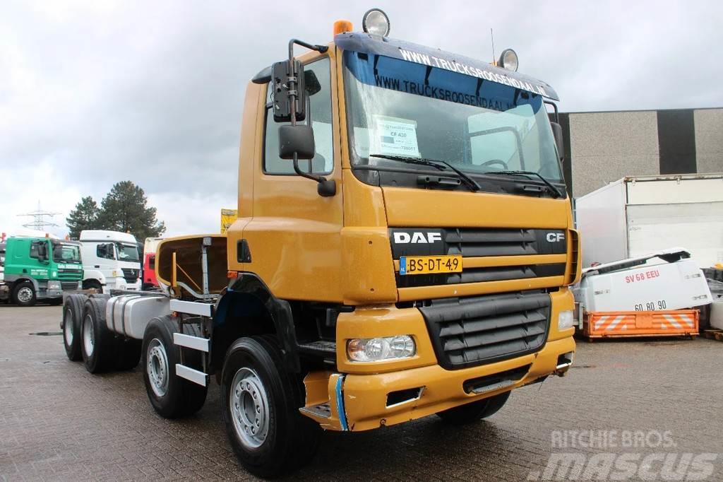 DAF CF 430 + EURO 3 + 8x4 + Manual + Blad Blad Camiones chasis