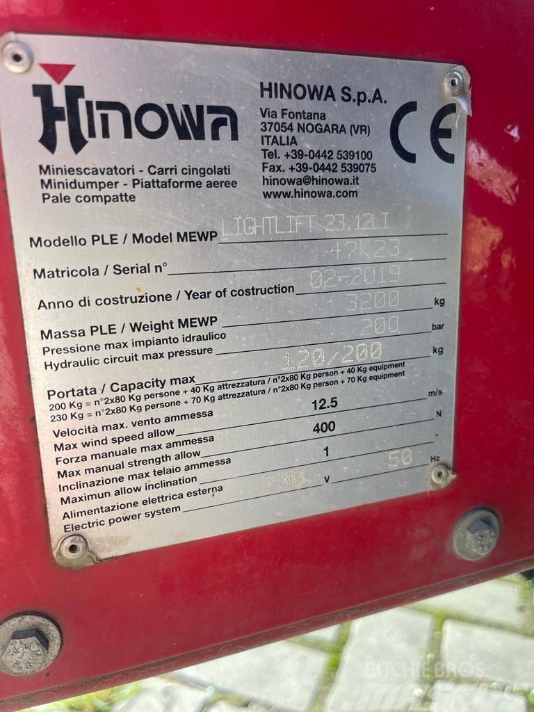 Hinowa Lightlift 23.12 Plataforma de trabajo articulada