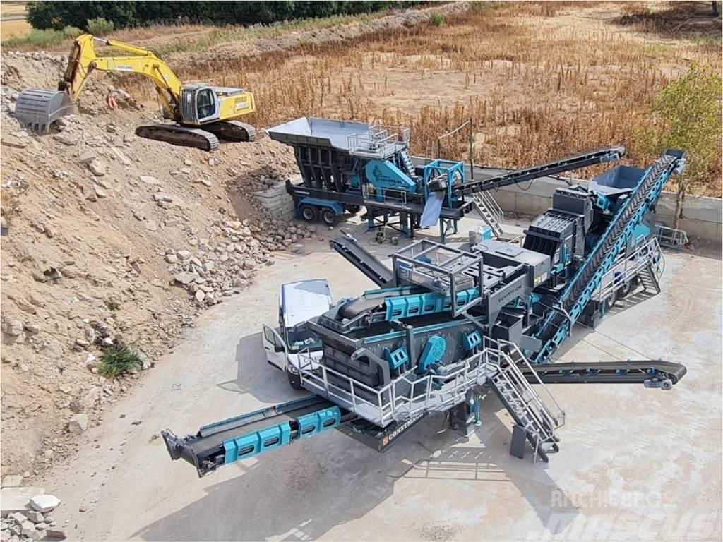 Constmach 120-150 TPH Mobile Crushing Plant Jaw & Impact Trituradoras móviles