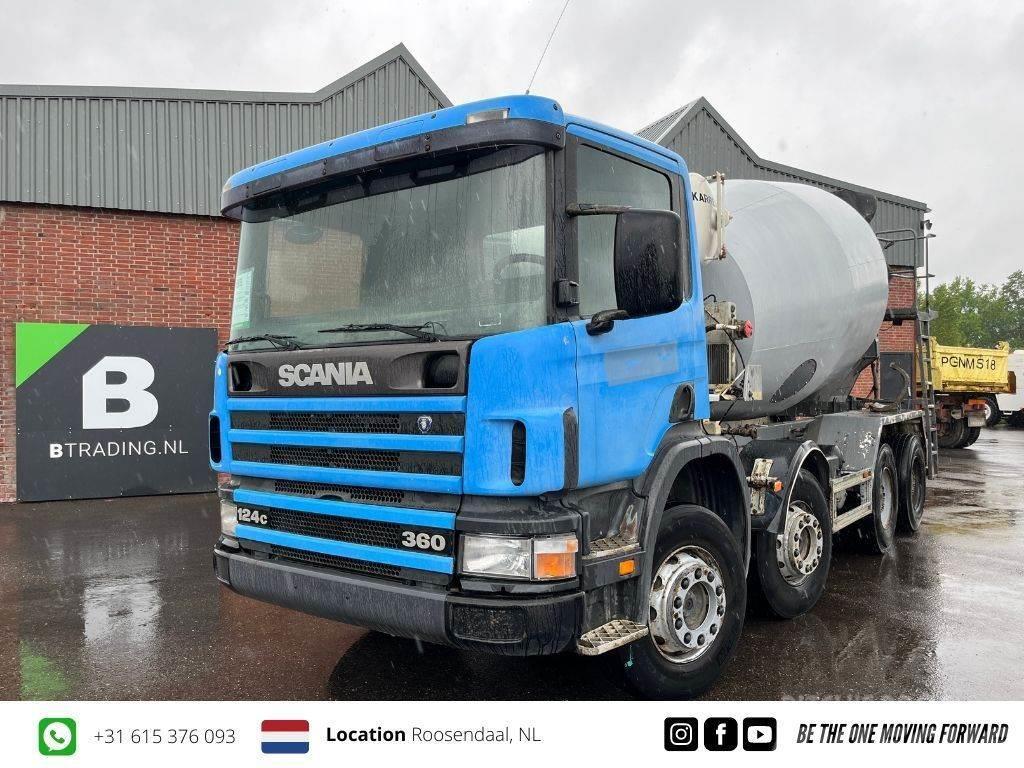 Scania P124-360 8x4 Concrete mixer 9m3 - Full steel - Big Camiones hormigonera