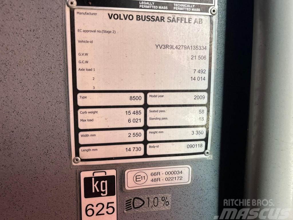 Volvo B12M 8500 6x2 58 SATS / 18 STANDING / EURO 5 Autobuses interurbanos
