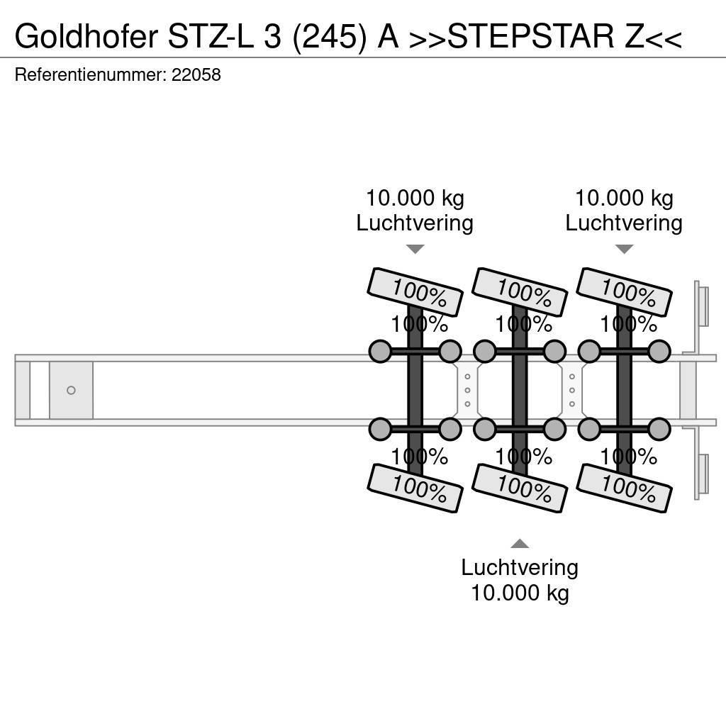 Goldhofer STZ-L 3 (245) A >>STEPSTAR Z<< Semirremolques de góndola rebajada