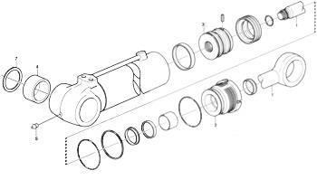 Volvo Kit reparare cilindru hidraulic - VOE15173429 Hidráulicos