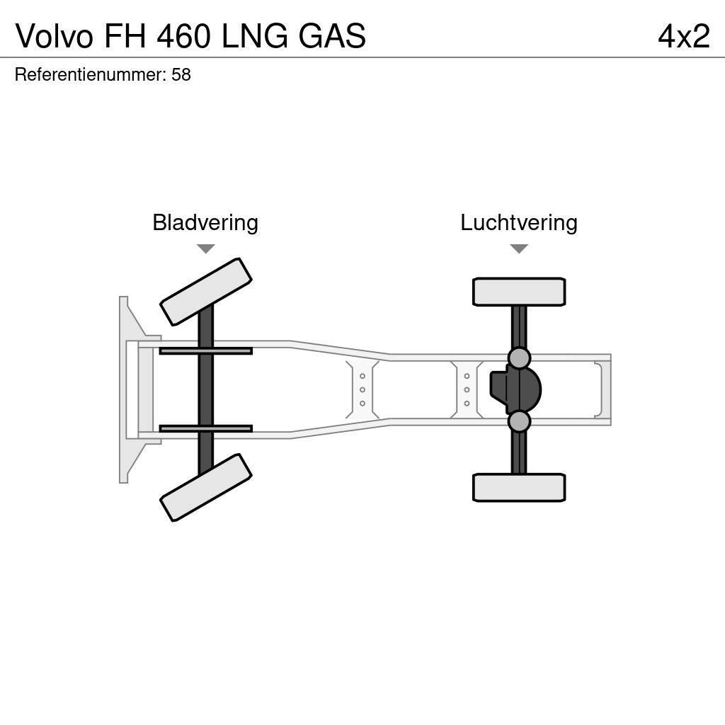Volvo FH 460 LNG GAS Cabezas tractoras