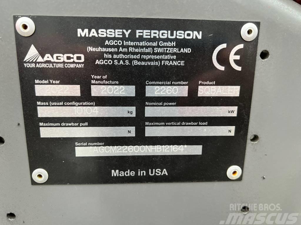 Massey Ferguson 2260 Empacadoras cuadradas