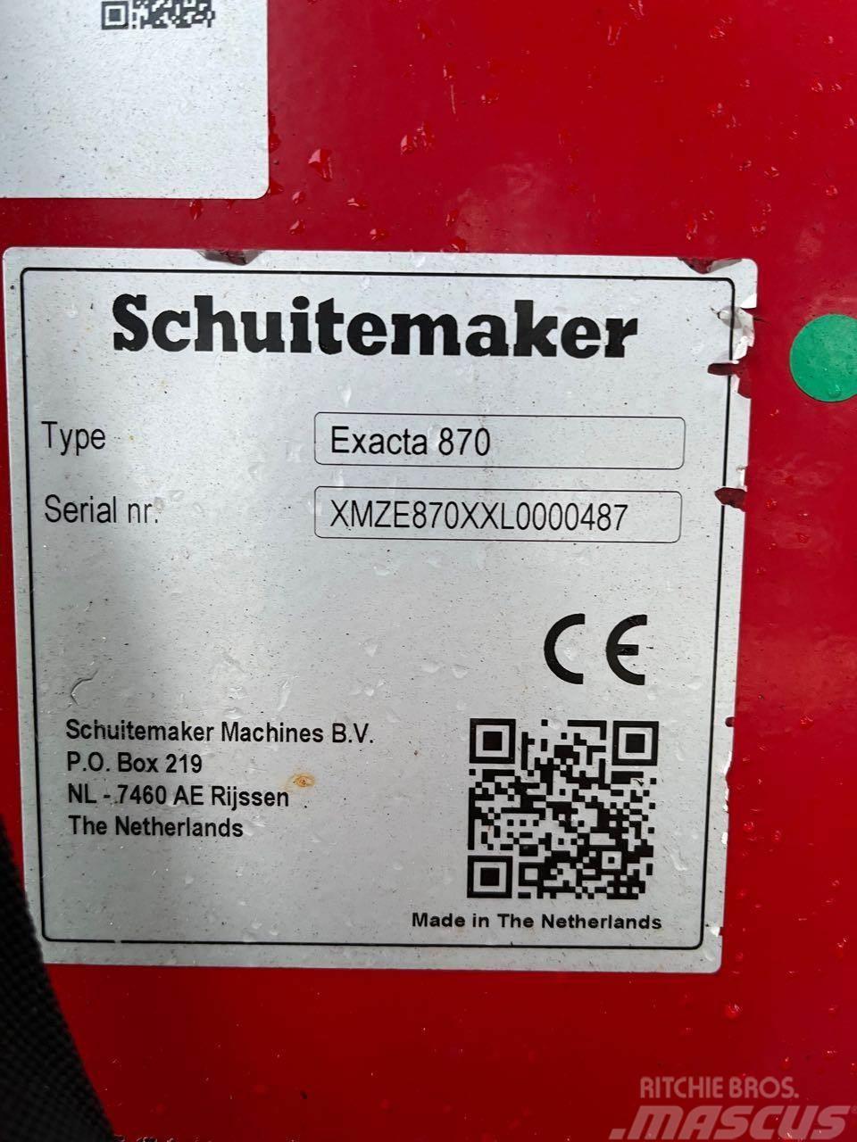 Schuitemaker Exacta 870 Otras máquinas de fertilización