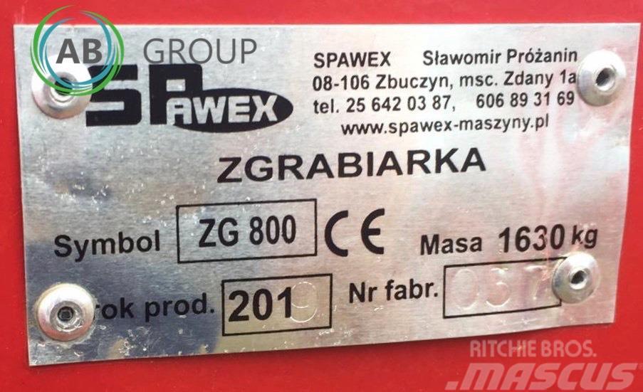 Spawex KREISELSCHWADER TAJFUN ZG-800 / ROTORY RAKE Rastrillos y henificadores