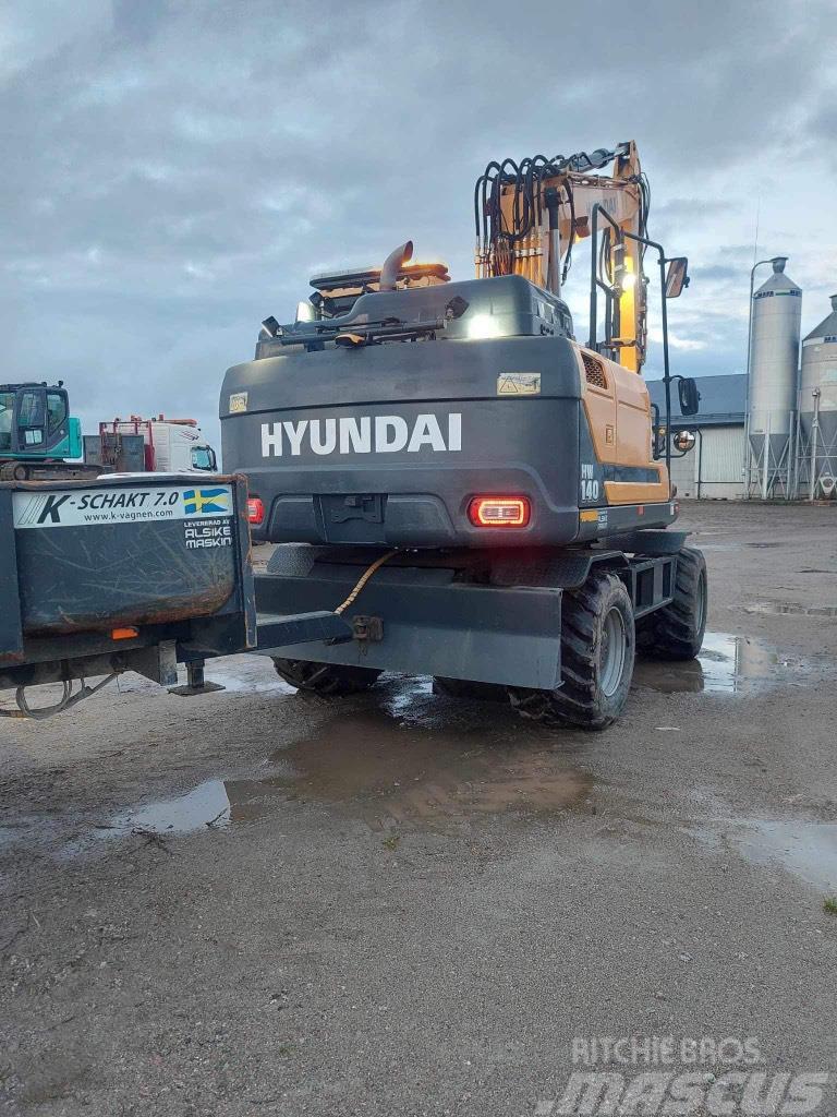 Hyundai HW140 Excavadoras de ruedas