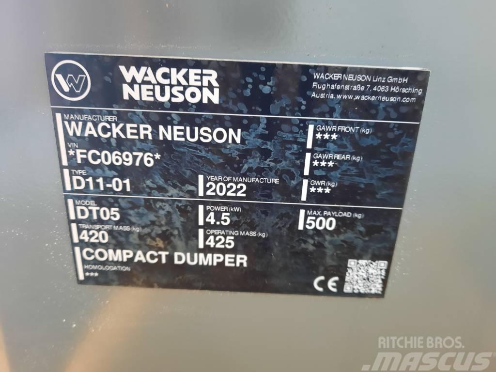 Wacker Neuson DT 05 Dúmpers sobre orugas