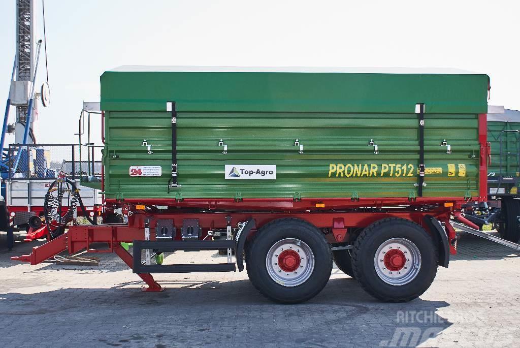 Pronar PT 512 TANDEM 12 tones tipping trailer/ przyczepa Remolques volquete