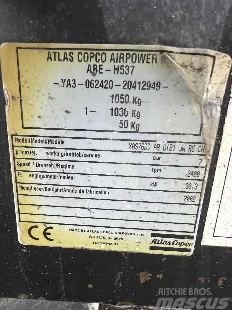 Atlas Copco XAS 76 DD AB*Luftkompressor* Compresores