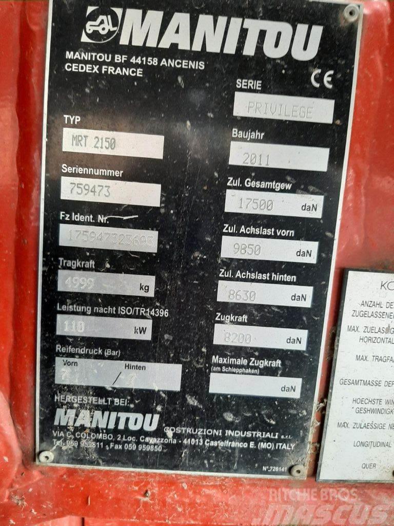 Manitou MRT 2150 Priv Carretillas telescópicas