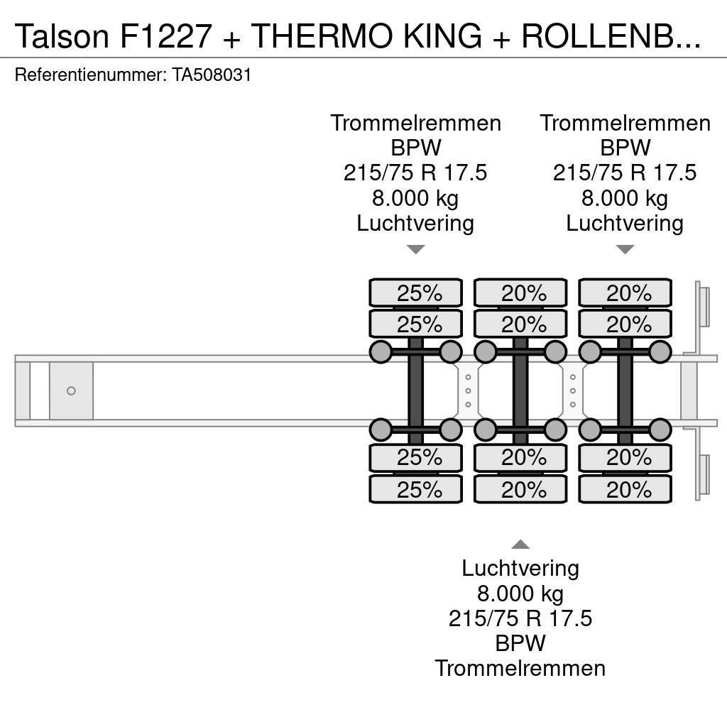 Talson F1227 + THERMO KING + ROLLENBANEN - MEGA Semirremolques isotermos/frigoríficos
